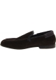 Dolce&Gabbana Zapatos mocasines hombre en cuero caiman gamuza marrón oscuro
