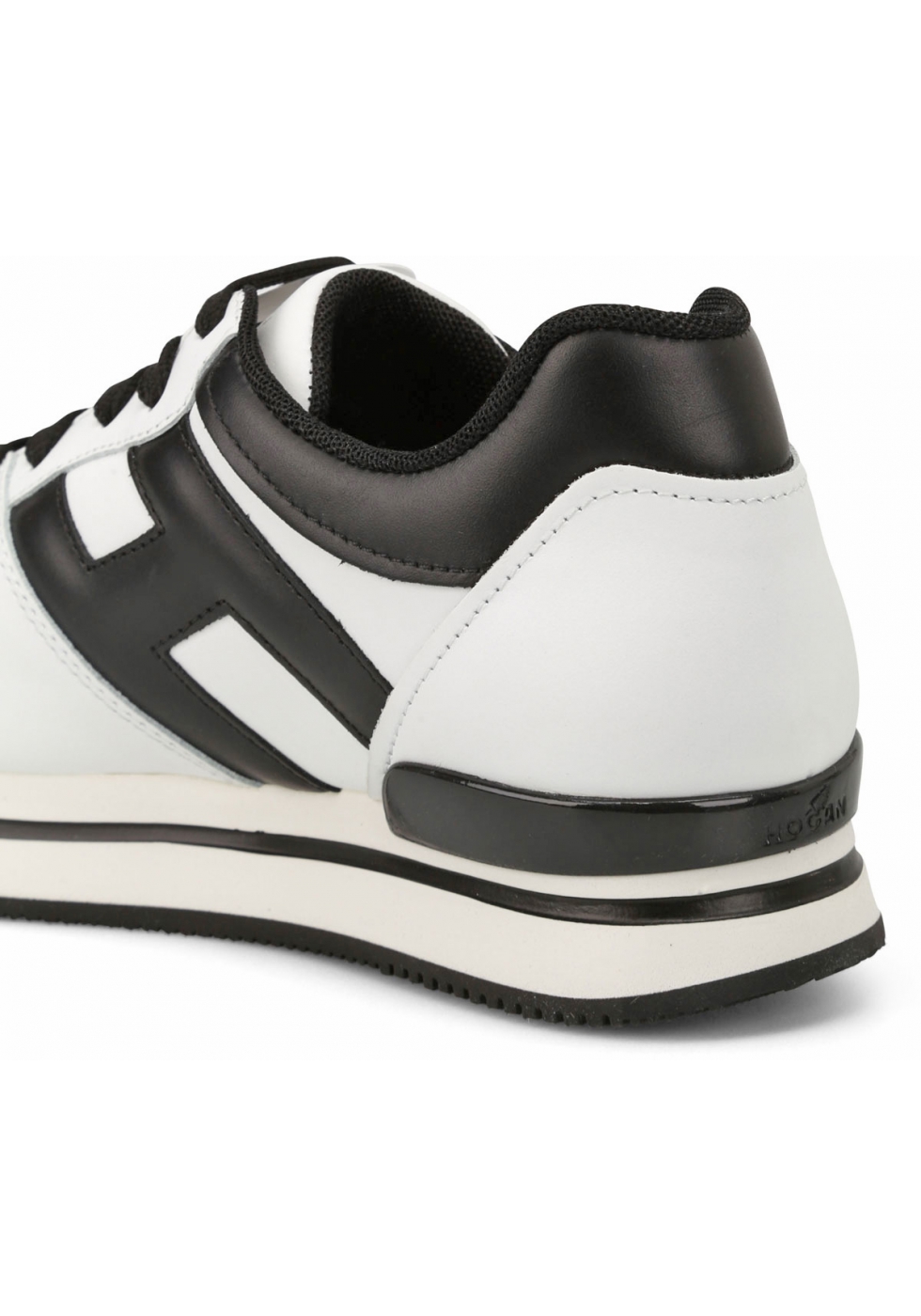 Hogan Zapatillas deportivas de moda para mujer en piel blanca con y logo - Italian Boutique