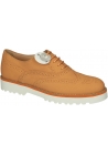 Hogan de naranja cuero acento Oxford zapatos