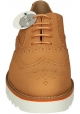 Hogan de naranja cuero acento Oxford zapatos