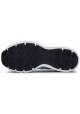 Hogan zapatillas de cuero blanco con gradación de negro