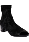 Giuseppe Zanotti Botines de tacón bajo para mujer en ante negro