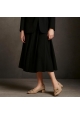 Tod's Zapatos de salon para mujer con tacon bajo en gamuza beige con horsebit y flecos