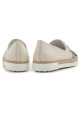 Zapatillas slip-ons para mujer de Tod's blu paiette y cuero