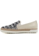 Zapatillas slip-ons para mujer de Tod's blu paiette y cuero