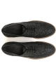 Zapatos de cordones Hogan Womens en negro brillan cuero