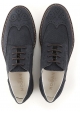 Zapatillas con cordones Hogan para hombre en gamuza azul.