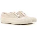 Zapatillas bajas de Hogan para mujer en tejido beige