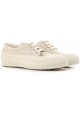 Zapatillas bajas de Hogan para mujer en tejido beige