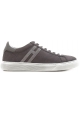 Zapatillas bajas de Hogan para hombre en gamuza gris