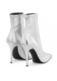 Giuseppe Zanotti Botas de media pantorilla para mujer en piel suave plateada