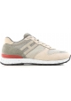 Zapatillas bajas de Hogan para hombre en piel beige.